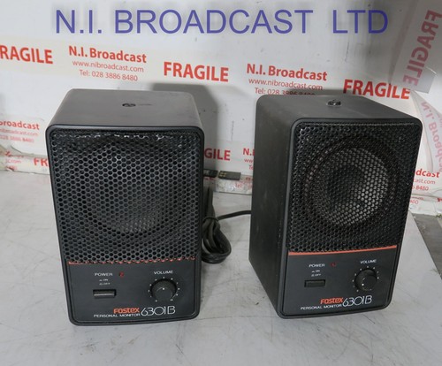 Pair fostex 6301b powered - 1x,