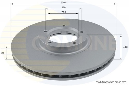 Brake discs set - discs, braking