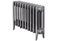 Victorian 4 Column - Cast Iron Radiator - H460 x W644mm - Hand Burnished Finish