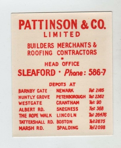 C1950s pattinson co - &,