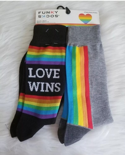 Pair funky socks lgbt - 2,
