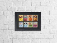 Black 8 Trading Card Frame for