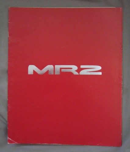 Toyota mr2 sw21 rare - rare, brochure