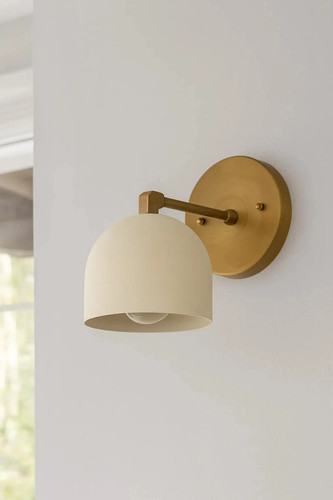 Modern wall sconce brass - sconce, •