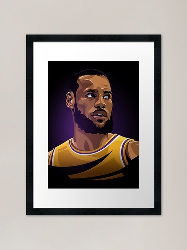 Lebron james framed art - framed,