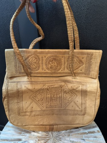 Vintage retro real - , leather