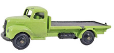Vintage Dinky Toys No422 Fordson Thames Flatbed Truck Green Original 1950s Unbox