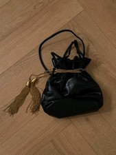 Zara Black Leather Bag REF 6155/210/800