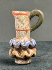 Old Roman Mosaic Glass Vessel