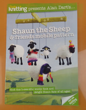 Original Simply Knitting Alan Dart's Shaun the Sheep & Friends Mobile Pattern