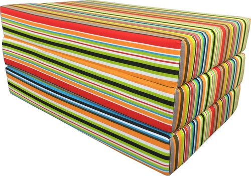 Twin multi stripes trifold - twin,