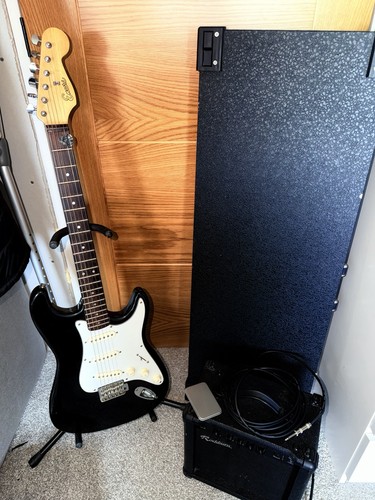 Encore stratocaster black - encore,