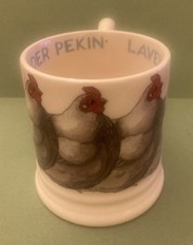 Emma Bridgewater 1/2 Pint Pedigree Lavender Pekin Chicken Mug