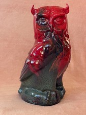 Royal Doulton Flambé Owl -