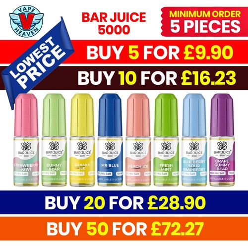 Bar juice 5000 - 5000, salt