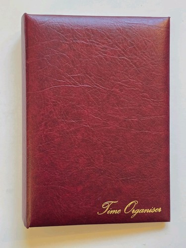 Vintage burgundy personal time - vintage,