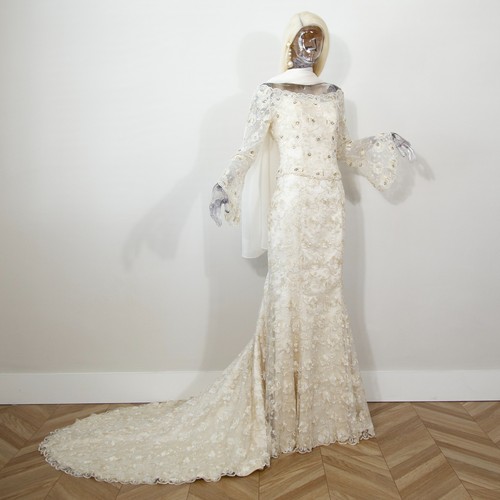 Vintage 1990s ivory bridal two - vintage,