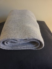 LONG GREY MERINO/ CASHMERE