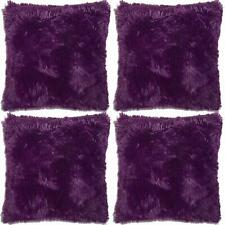 4 x Faux Fur Cushion Covers