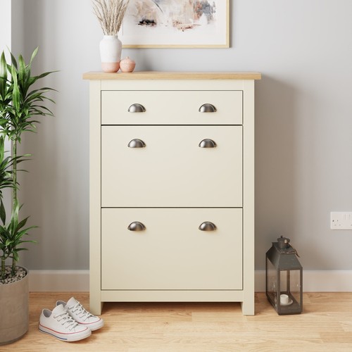 Lancaster shoe cabinet - cabinet, door