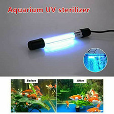 5-13W Aquarium Fish Tank Pond UV Steriliser Light Water Clean Lamp Submersible