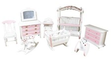 Dolls House Pink & White