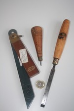 Three Vintage Woodworking Tools by W Marples, Sheffield.