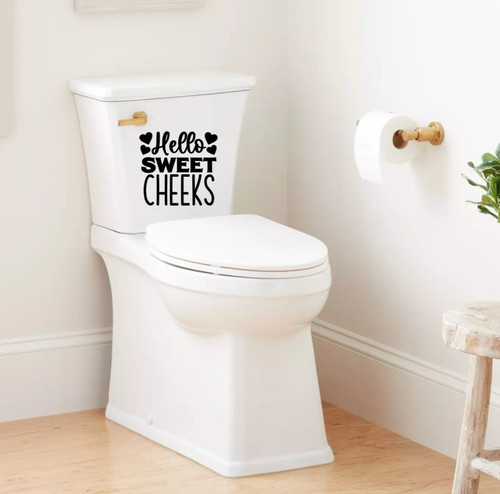 Funny toilet stickers - toilet, bathroom