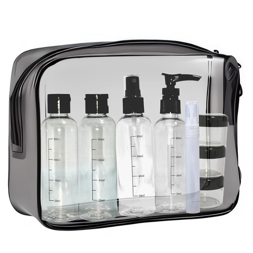 Clear toiletry bag - toiletry, with