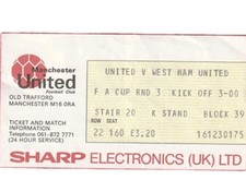 Rare Manchester United Vs West