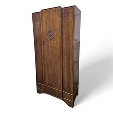 Carved Oak Breakfront Small