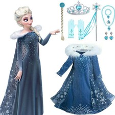 Princess Elsa Dress Cosplay