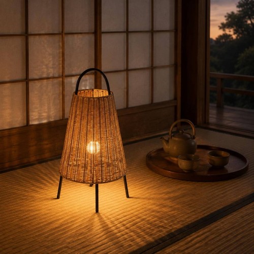 Lantern floor lamp - floor, arched