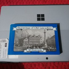 30 postcards of engravings of old lancashire pub by, nostalgia inks