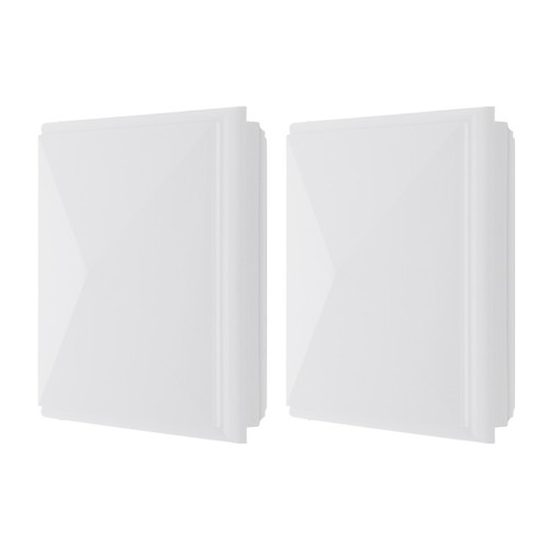 2pcs white vinyl - vinyl, post