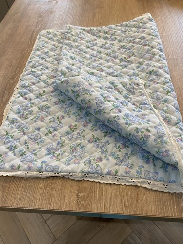 Vintage quilt cot pram - cot, blanket