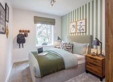 Double Bed Frame, Mattress Included,  Bed Side And Wardrobe