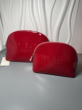 Ted Baker X2 Red Cosmetics Bag
