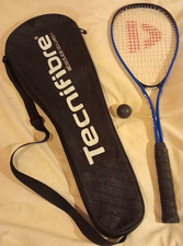 Donnay squash racket new strings FREE carry case squash ball