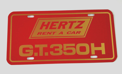 Red 1966 ford hertz - red,