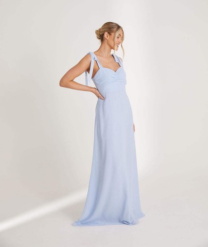 Cornflower blue bridesmaid - blue,
