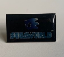 SegaWorld London Sonic Black Pin Badge (RARE), Collectables, Memorabilia, Metal
