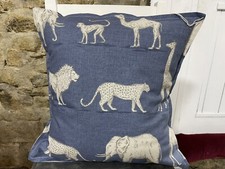 Handmade denim blue elephant - denim,