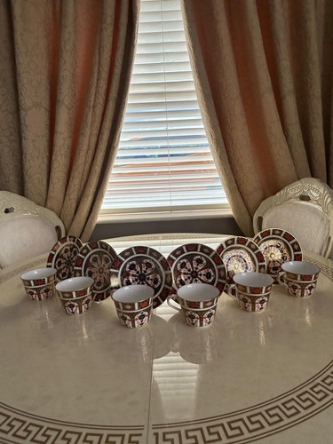 Royal crown derby old - crown, imari
