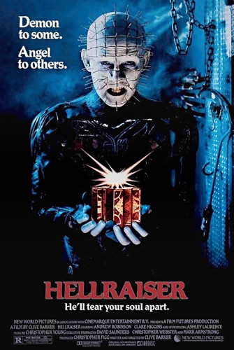 Hellraiser horror film posters