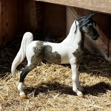 Breyer Stablemates Grey Pinto Saddlebred | 1:32 Model Horses | #5412