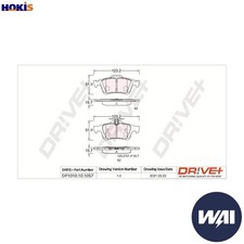 BRAKE PAD SET DISC BRAKE DP1010.10.1057 FOR FORD GRAND/C-MAX/TOURNEO/CONNECT
