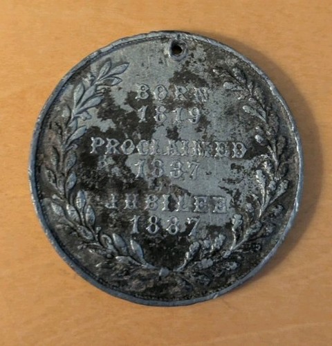 Antique 1887 queen victoria - antique,