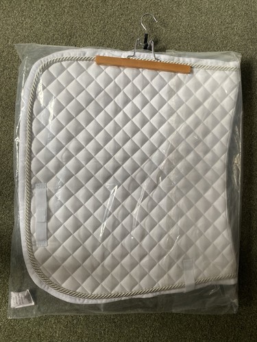 White dressage saddle - pad, size