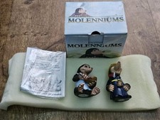 Vintage Molenniums Mole Figures X  Boxed By Doverdale Designs Very Good 